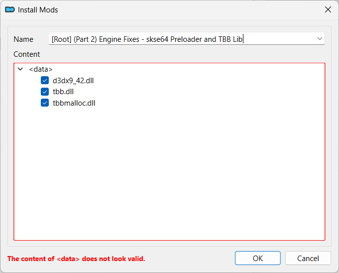 install mods dialog