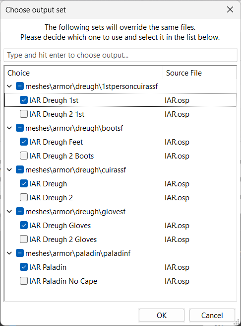 bodyslide iar choices