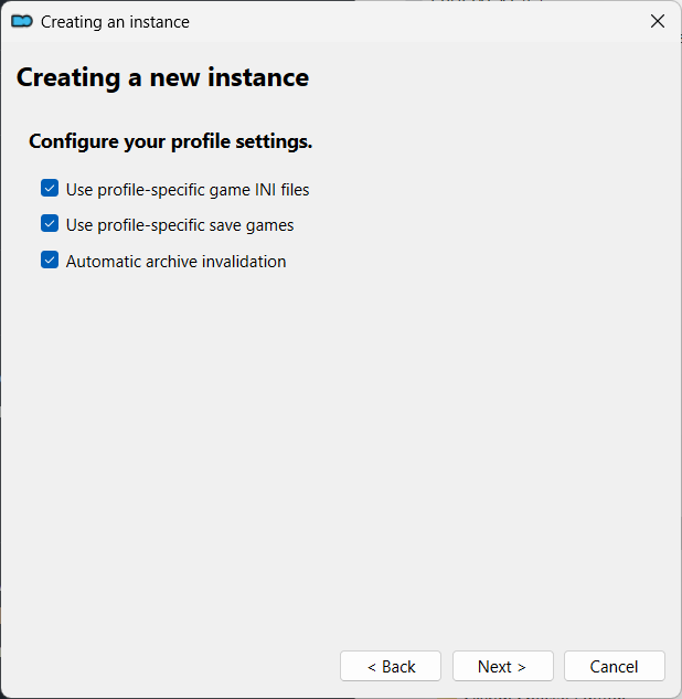 Configure your profile settings