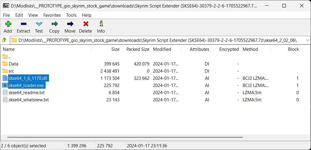skse64 binaries